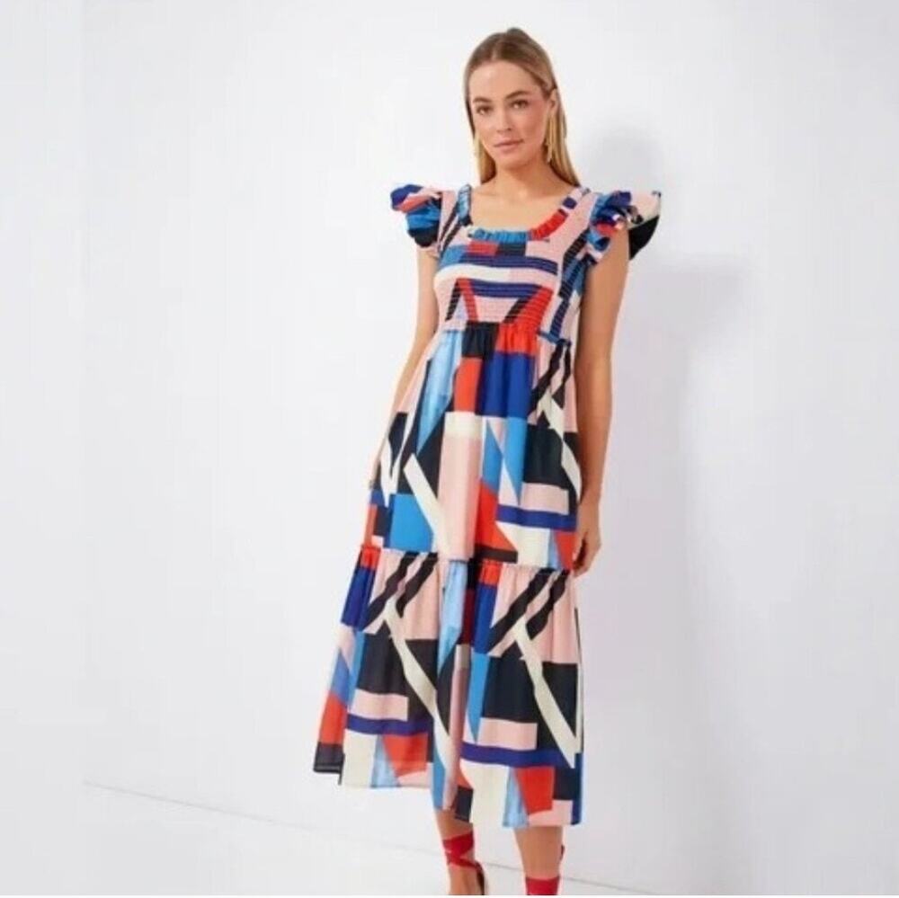 Tuckernuck Yachtsman Code Mallie Midi Dress Size XS